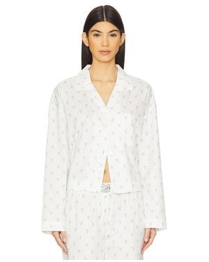 Dairy Boy Elizabeth Sleep Top - White