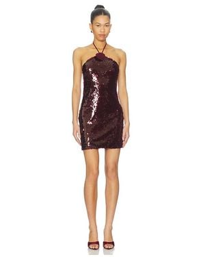 Elodie the Label Minikleid Mit Pailletten Camelia - Rot