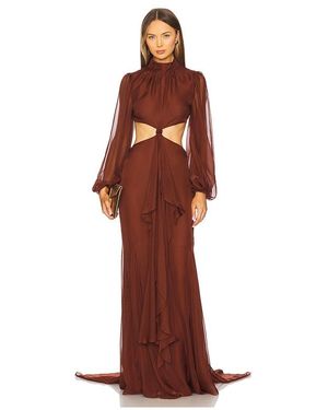 white christmas dresses Nicole Silk Chiffon Dress – Retrofete