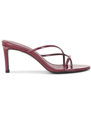 Black Suede Studio Pantolette Carla 65 - Weiß