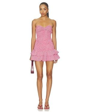 MORE TO COME Julian Mini Dress - Pink