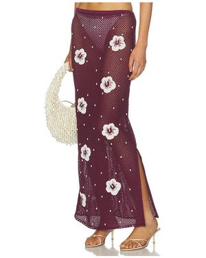 Leslie Amon Rock Treasure Hibiscus - Rot