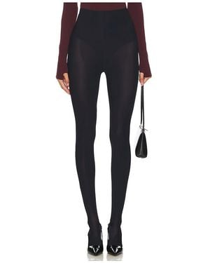 Commando Leggings Mit Zehensteg Classic - Blau