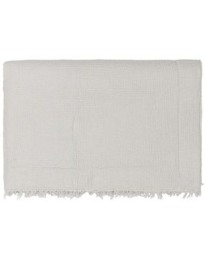 Sunday Citizen Poncho Snug Muslin Throw En Color Gris Talla - Blanco