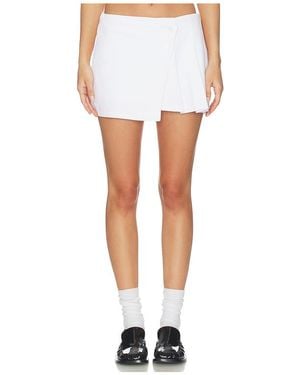 Alexander Wang Falda Pleated Wrap Mini En Color Blanco Talla (También En Xs, S)