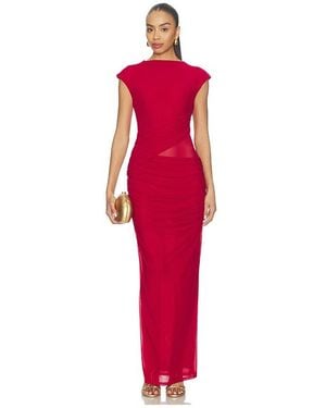SNDY'S Lorelai Maxi Dress - Red