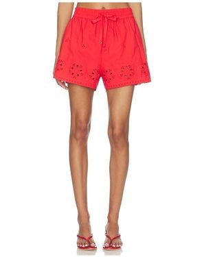 Cami NYC Jomi Mid Rise Cotton Short En Color Rojo Talla (También En Xxs, Xs, S, M, Xl)