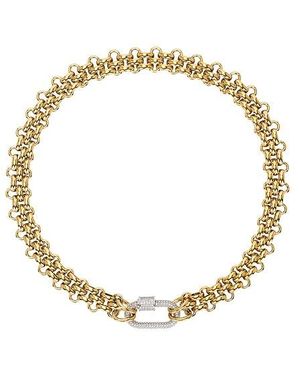 Mazin Jewels Jackie Necklace - Metallic