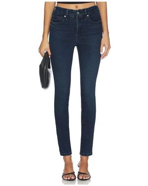 GOOD AMERICAN Soft Tech Good Legs Skinny Jeans - Blue