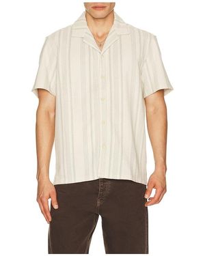 Faherty Short Sleeve Oasis Camp Shirt - White