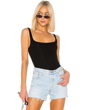 LNA Essential Rib Scoop Tank - Black