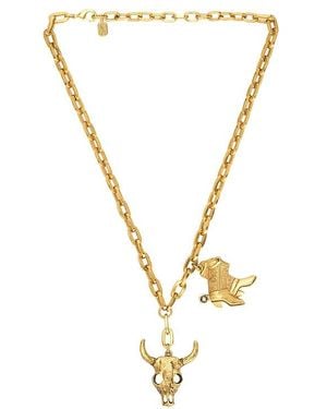 Elizabeth Cole Rowdy Necklace - Metallic