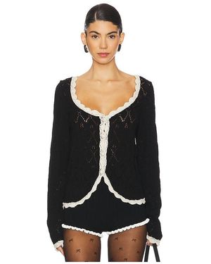 Free People Adelene Cardigan - Black