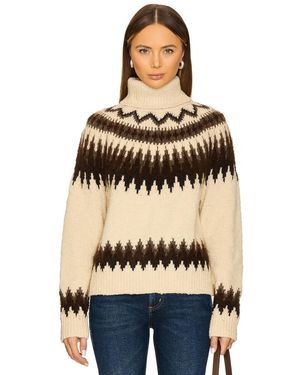 Polo Ralph Lauren Fair Isle Wool-blend Turtleneck - ナチュラル
