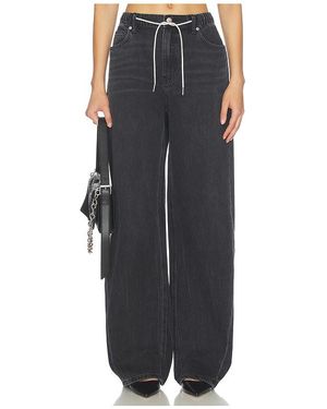 Alexander Wang Balloon Jogger Jeans With Crystal Drawcord - Black