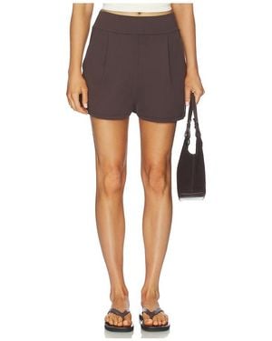 Susana Monaco Shorts Essential En Color Marrón Talla (También En S, Xs) - Multicolor