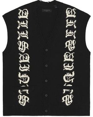 AllSaints Top Scripture - Schwarz