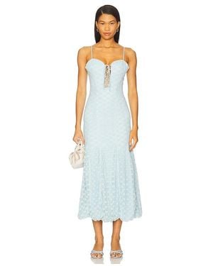 Bardot Delaney Bubble Midi Dress - White