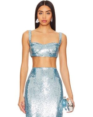 The New Arrivals Ilkyaz Ozel Monique Top - Blue