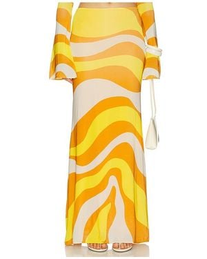 Cala De La Cruz Halia Skirt - Yellow