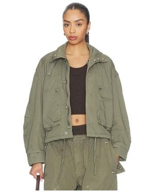 Alexander Wang Cargo Jacket With Articulated Pockets - Green