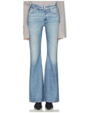 Rag & Bone Rb Miramar Ponte Dahlia Full Length Jeans - Blue