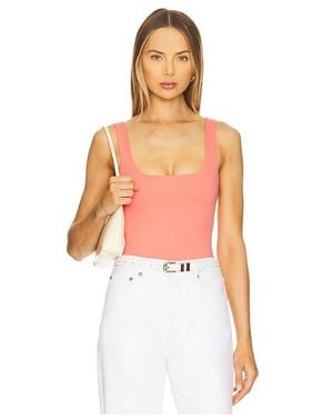 GOOD AMERICAN Sculpting Modern Tank Bodysuit - Weiß