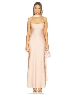 Runaway the Label Madeleine Strapless Maxi Dress - White