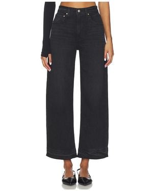 PAIGE Arellia Ankle Barrel Leg Jeans - Black