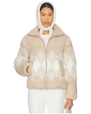 Varley Belinda Knit Puffer - Natural