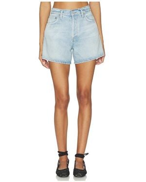 Agolde Shorts Leith - Blau