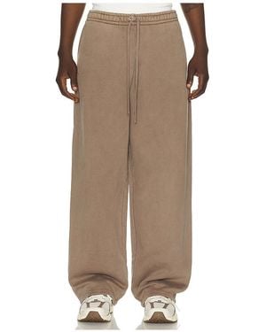 Skims Heavyweight Fleece Straight Leg Pant - Natural