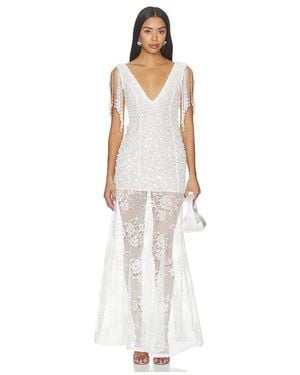 La Fuori Lacey Glow Dress - White