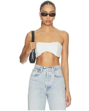 Agolde Top Tubo Gwynne En Color Azul Talla (También En Xs, S, Xl) - Blanco