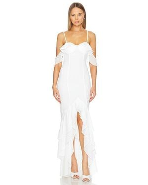 MORE TO COME Adriana Gown - White