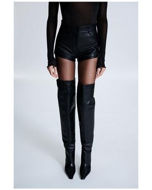 REVOLVE LOS ANGELES Leonora Leather Short en Black - Noir
