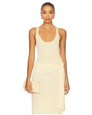 Lovers + Friends Elsy Tie Tank Top - Natural