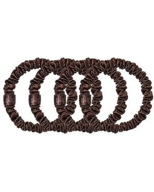 Slip Skinny Scrunchies 4 Pack - Black