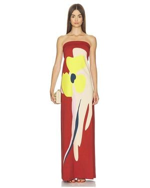 Essentiel Antwerp Jannick Printed Jersey Dress - White