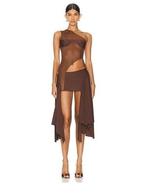 Sketch-Y X Revolve Tricot Mesh Dress - Multicolour