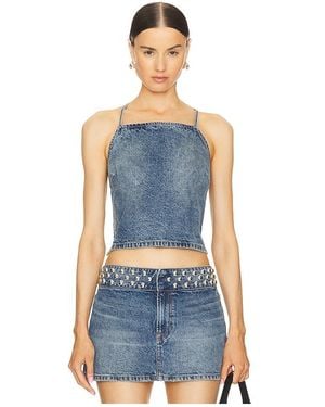 GRLFRND Yoli Cross Back Cami - Blue