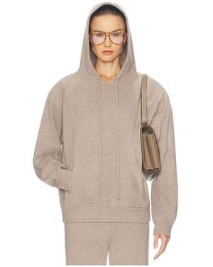 Helsa Saylor Cashmere Knit Hoodie - Natural
