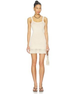 Devon Windsor Minivestido Willamina En Color Crema Talla (También En S, Xs, M, Xl) - Blanco