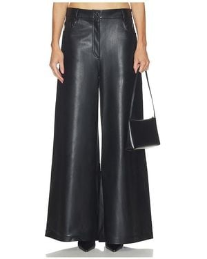 Norma Kamali Hose Mit Weiter Passform Oversized Wide Pant - Schwarz