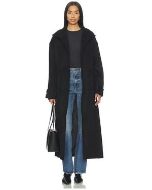 Bardot Abrigo Enzo En Color Negro Talla (También En S/M)