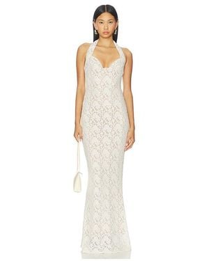 Nookie Mystique Halter Gown - White