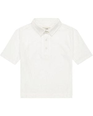 DL1961 Short Sleeve Toddler Polo - White