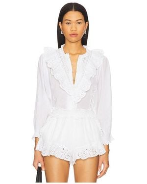 Show Me Your Mumu French Blouse - White