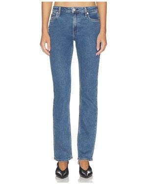 Rag & Bone Sutton Full Length Slim Cigarette Jeans - Blue