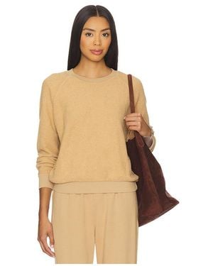PERFECTWHITETEE Figurbetonter Rundhalspullover Ziggy - Natur